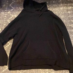 Aerie Black Sweater Hoodie